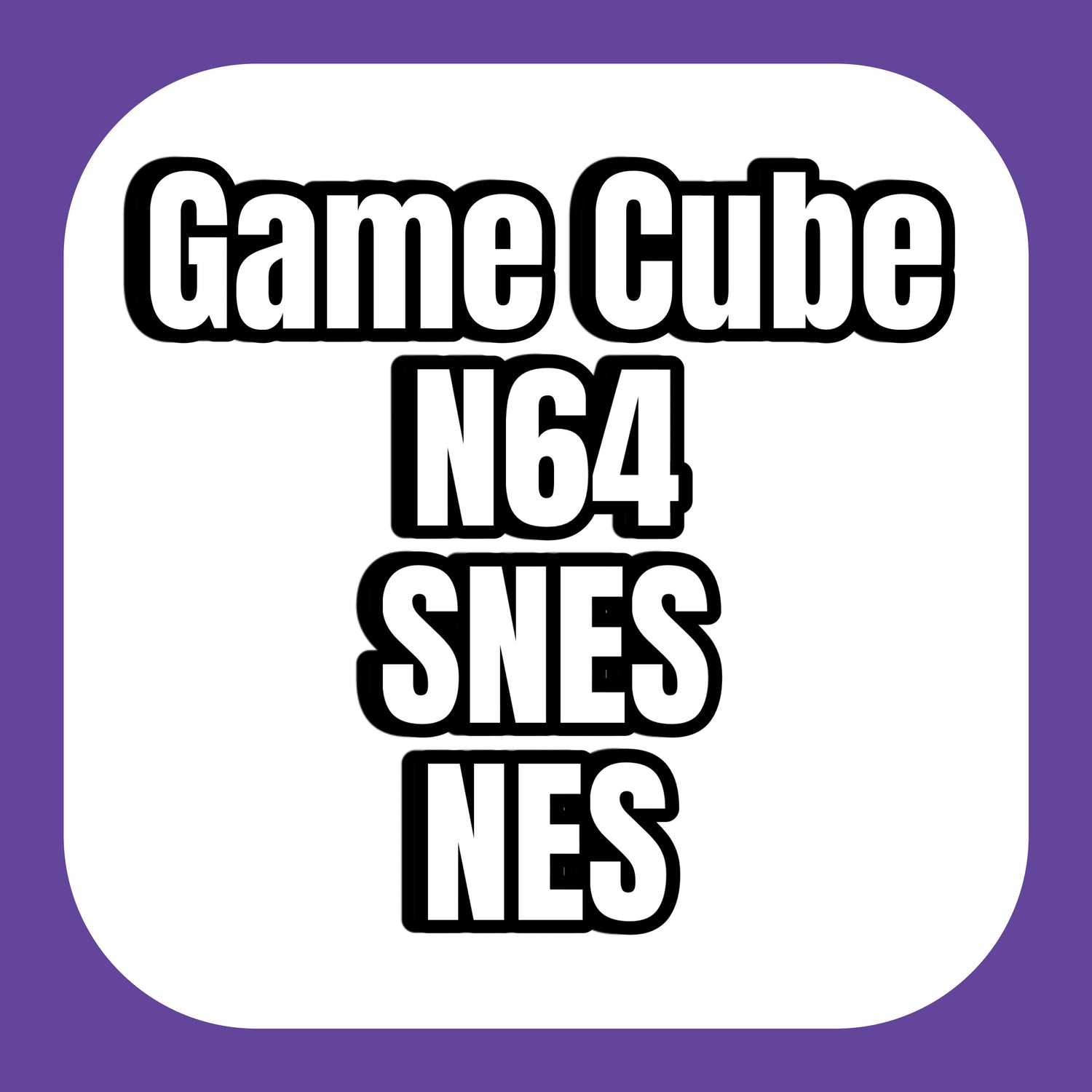 Nintendo Game Cube N64 SNES NES