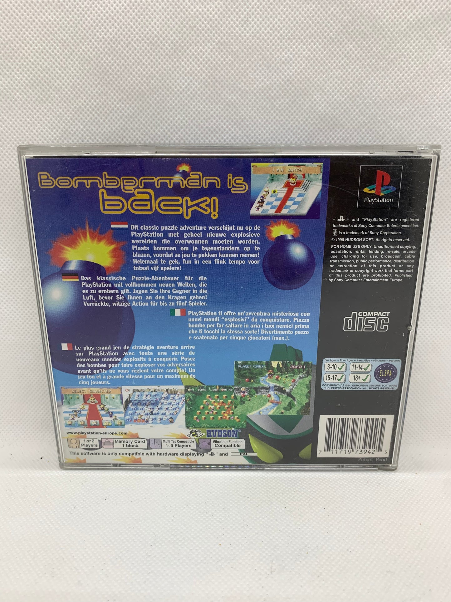 Playstation 1 Bomberman World