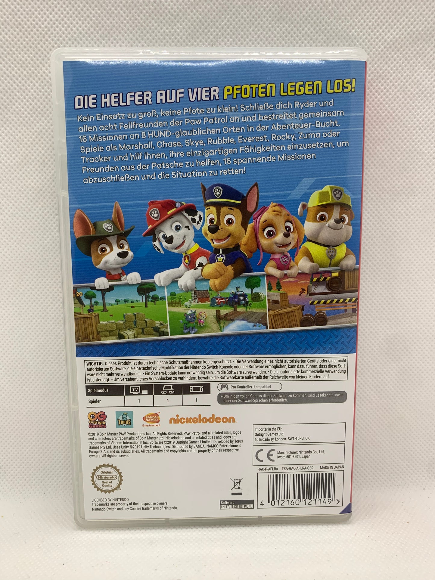 Nintendo Switch Paw Patrol im Einsatz