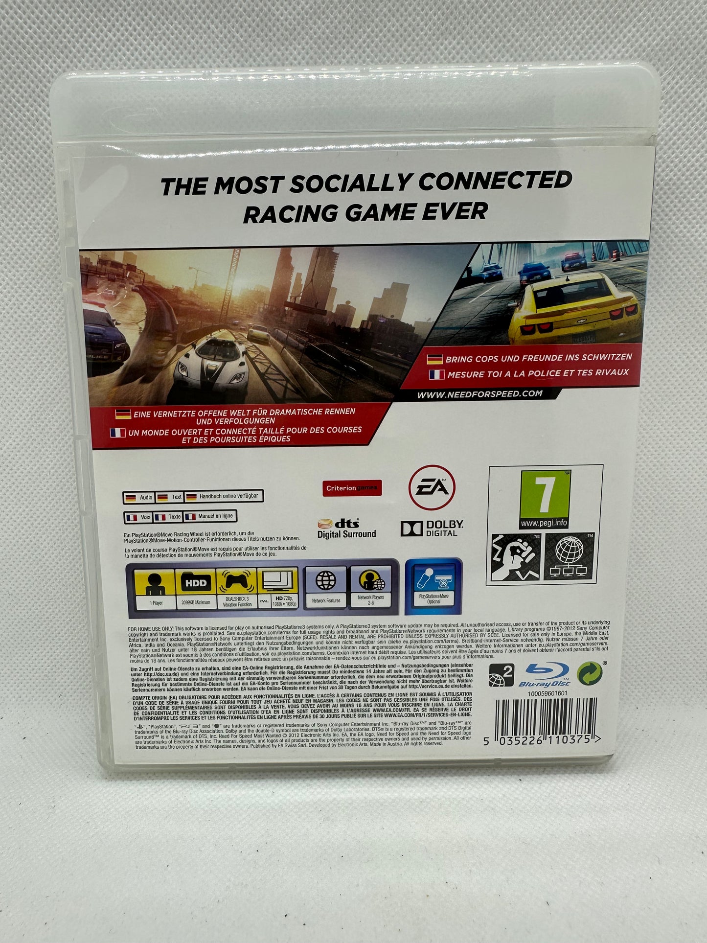 Playstation 3 Need for Speed Most Wanted