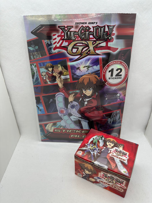 Yugioh GX Sticker Album + Sticker Display