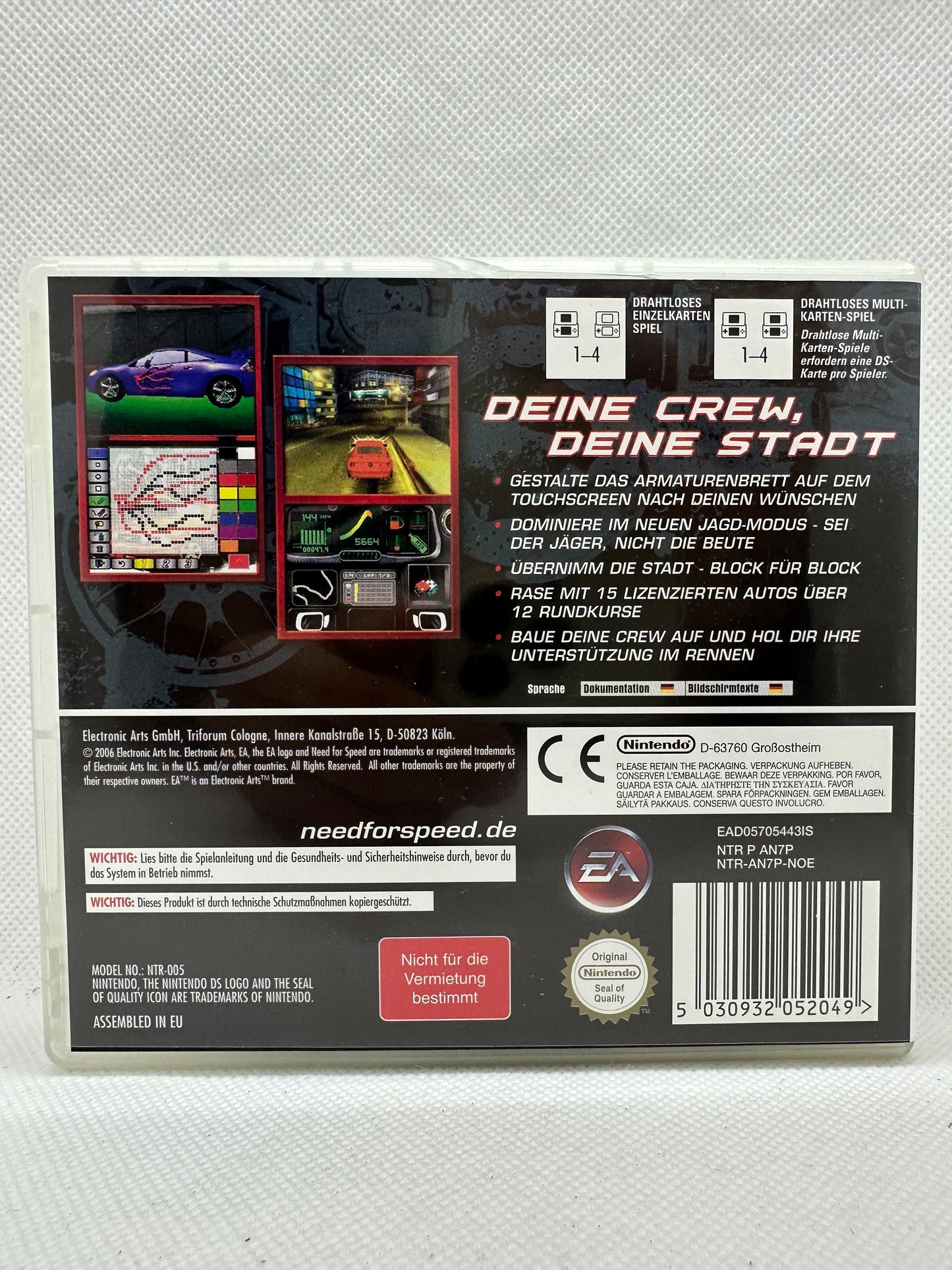 Nintendo DS Need for Speed Carbon *Own the City*