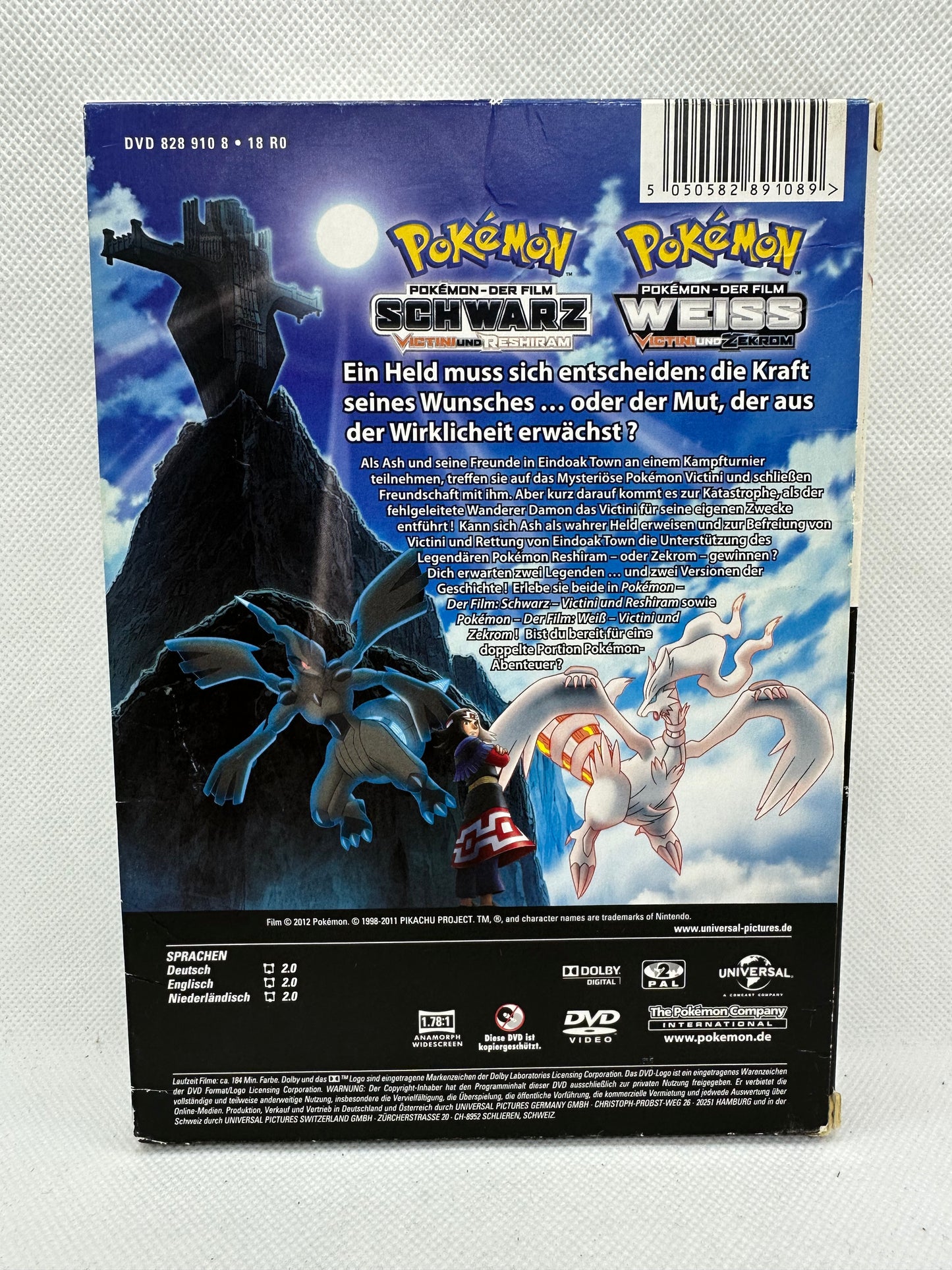 Pokemon DVD 2 Filme Kollektion