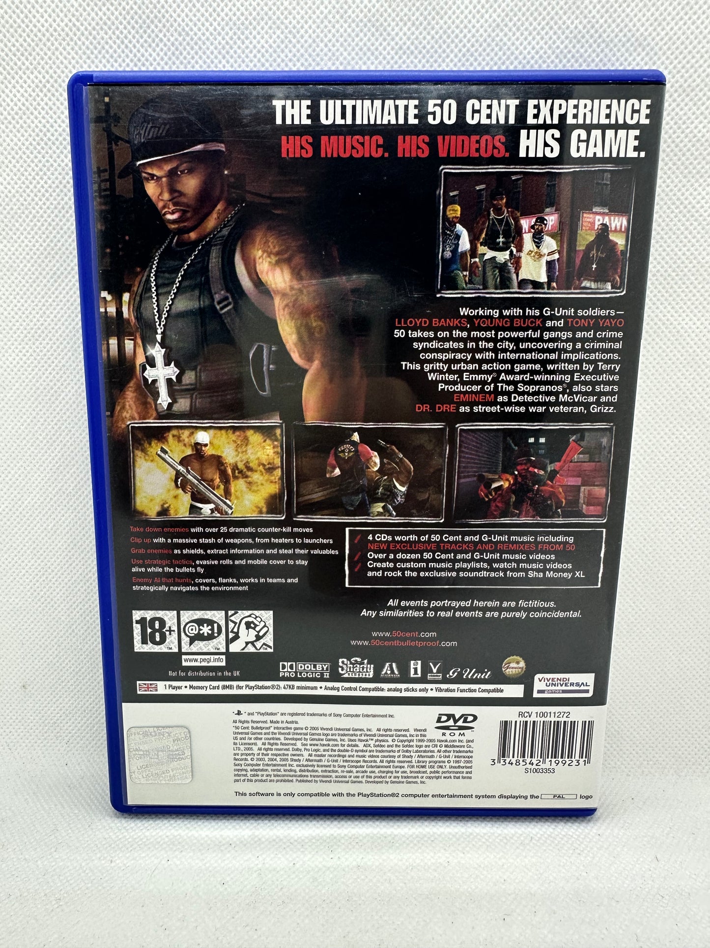 Playstation 2 50 Cent Bulletproof