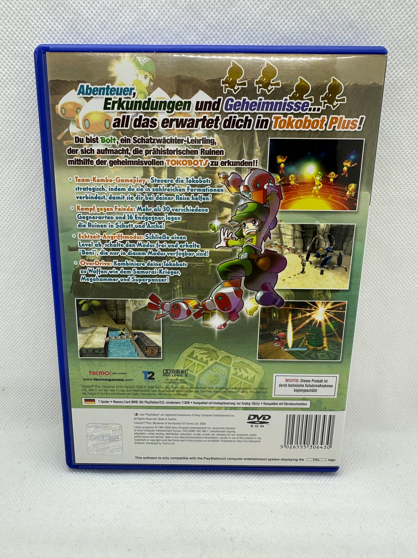 Playstation 2 *Tokobot Plus: Mysteries of the Karakuri*